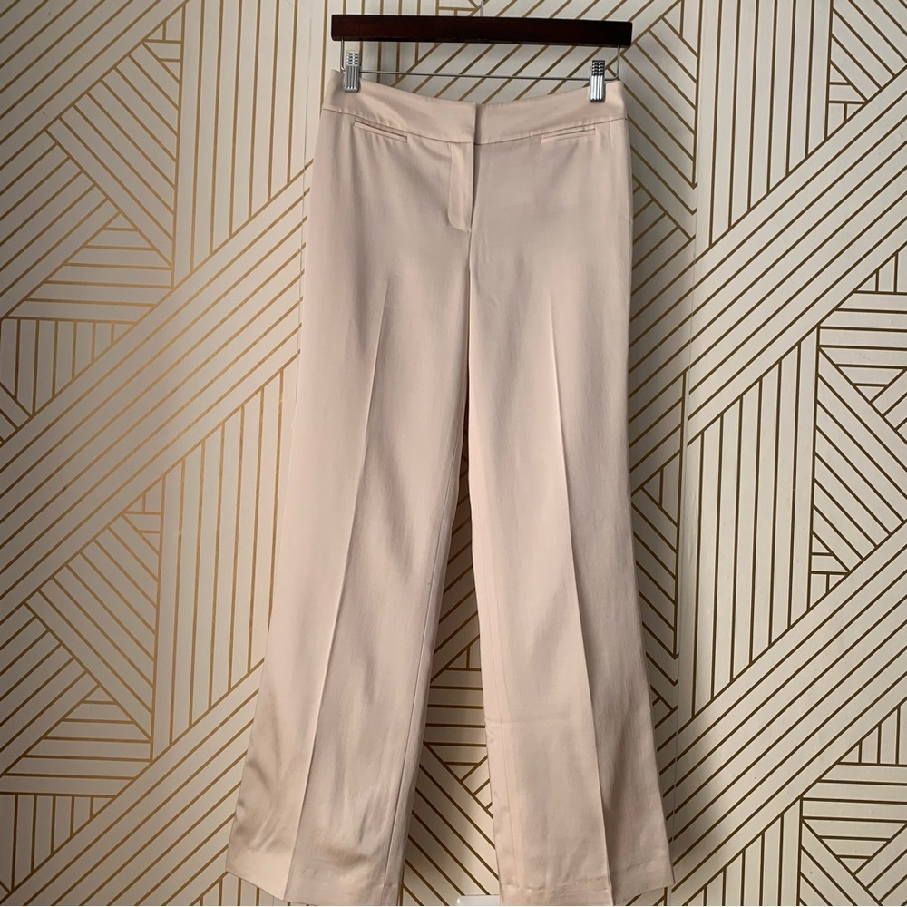 Ann Taylor Margo Wool blend cream Dress Pants Size 2